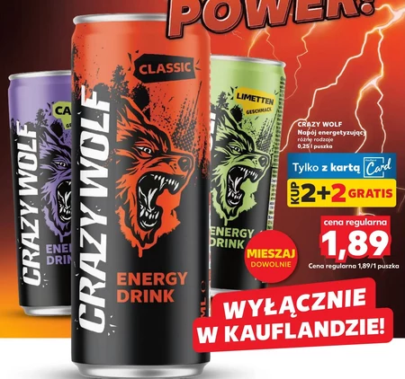 Puszka Crazy Wolf