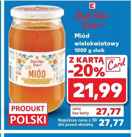 Miód K-Stąd Takie Dobre