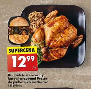 Kurczak faszerowany Biedronka niska cena