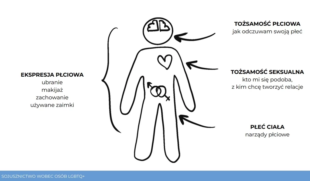 Ilustracja ze scenariusza zajęć "Sojusznictwo wobec osób LGBT+" dla klas 7-8 