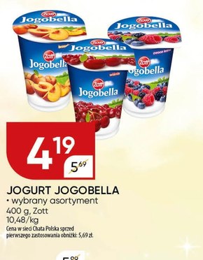 Zott Jogobella Jogurt owocowy Classic 400 g niska cena