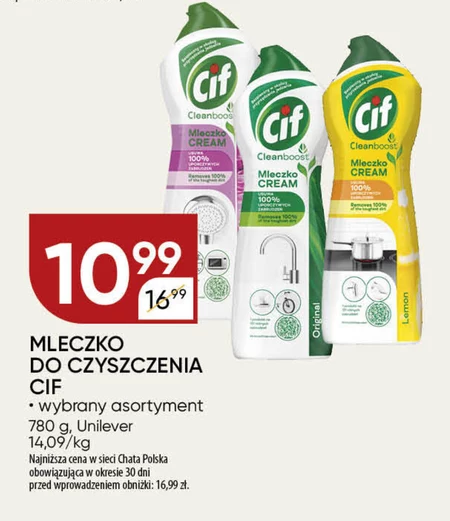 Mleczko do czyszczenia Cif