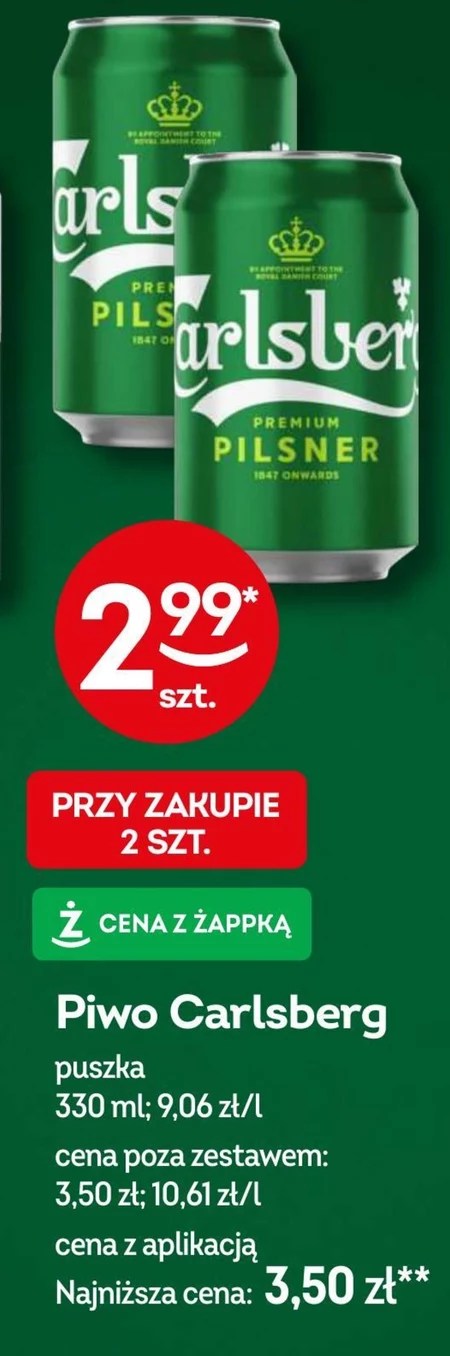 Piwo Carlsberg