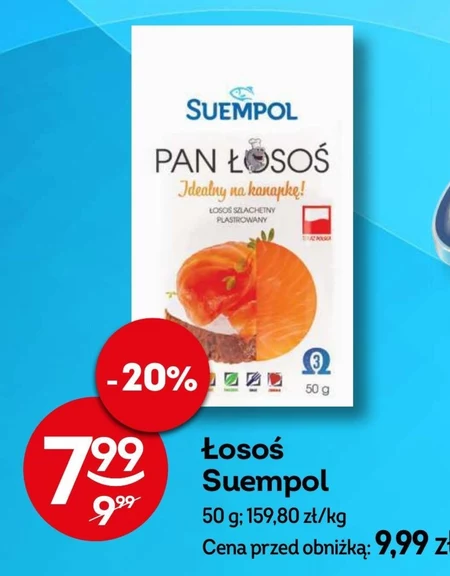 Suempol Pan Łosoś Łosoś szlachetny plastrowany 50 g