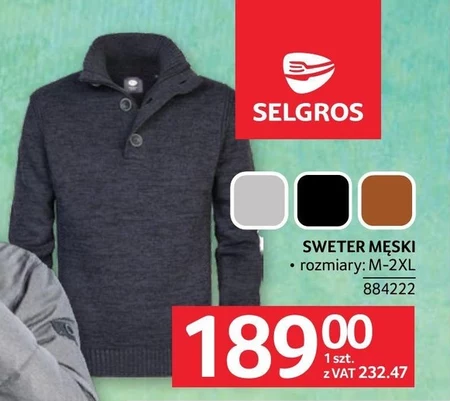 Sweter męski Selgros