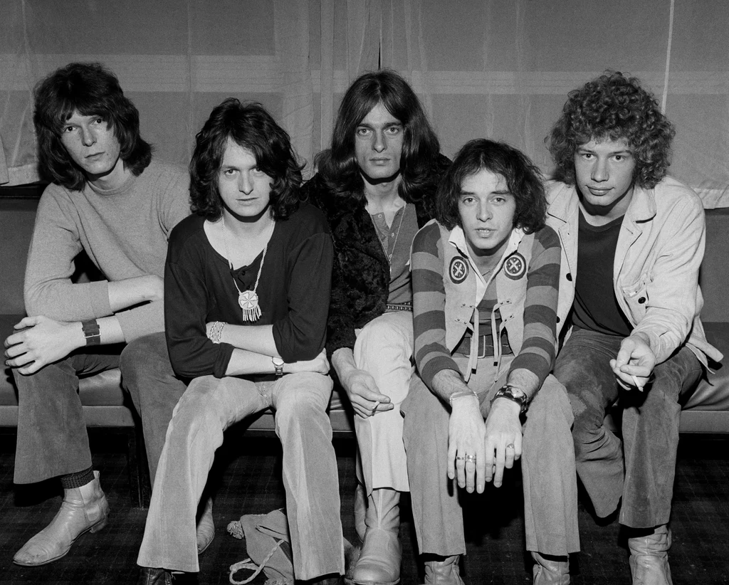 Yes w 1969 r. - od lewej: Chris Squire, Jon Anderson, Tony Kaye, Peter Banks i Bill Bruford