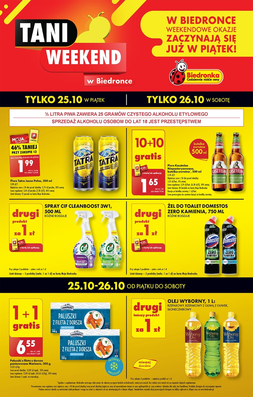 Gazetka: Tani weekend z Biedronką  - strona 1