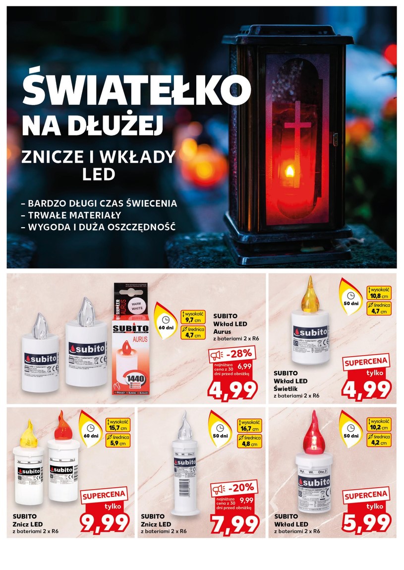 Gazetka: Znicze w Kauflandzie  - strona 8