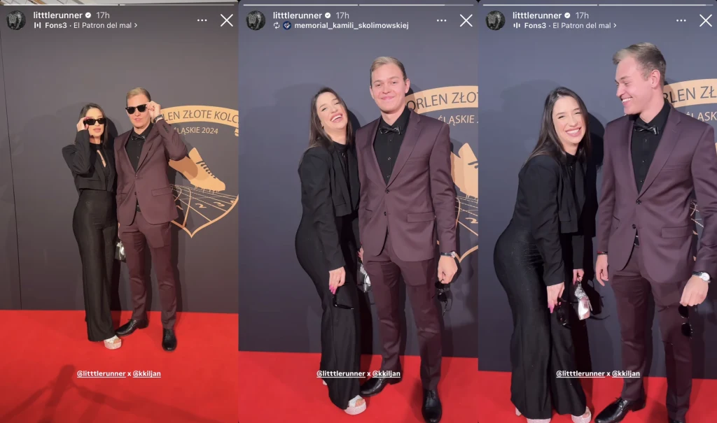 Ewa Swoboda i Krysztof Kiljan na gali Złoty Kolec Ewa Swoboda i Krysztof Kiljan na gali Złoty Kolec