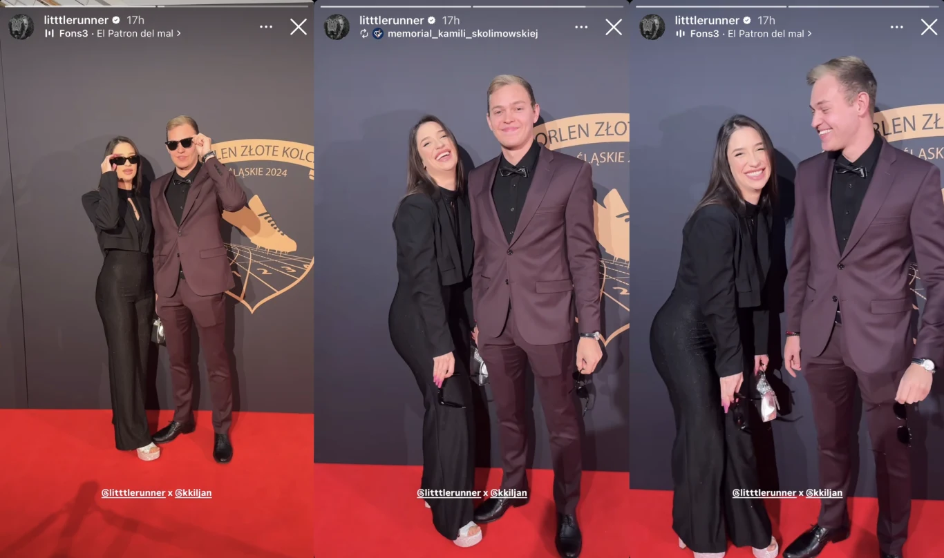 Ewa Swoboda i Krysztof Kiljan na gali Złoty Kolec Ewa Swoboda i Krysztof Kiljan na gali Złoty Kolec