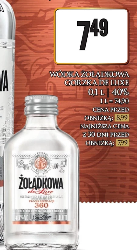 Горілка Żołądkowa Gorzka