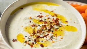 Labneh to ostatnio bardzo popularny kremowy serek. Jak go zrobić? Czy jest zdrowy?