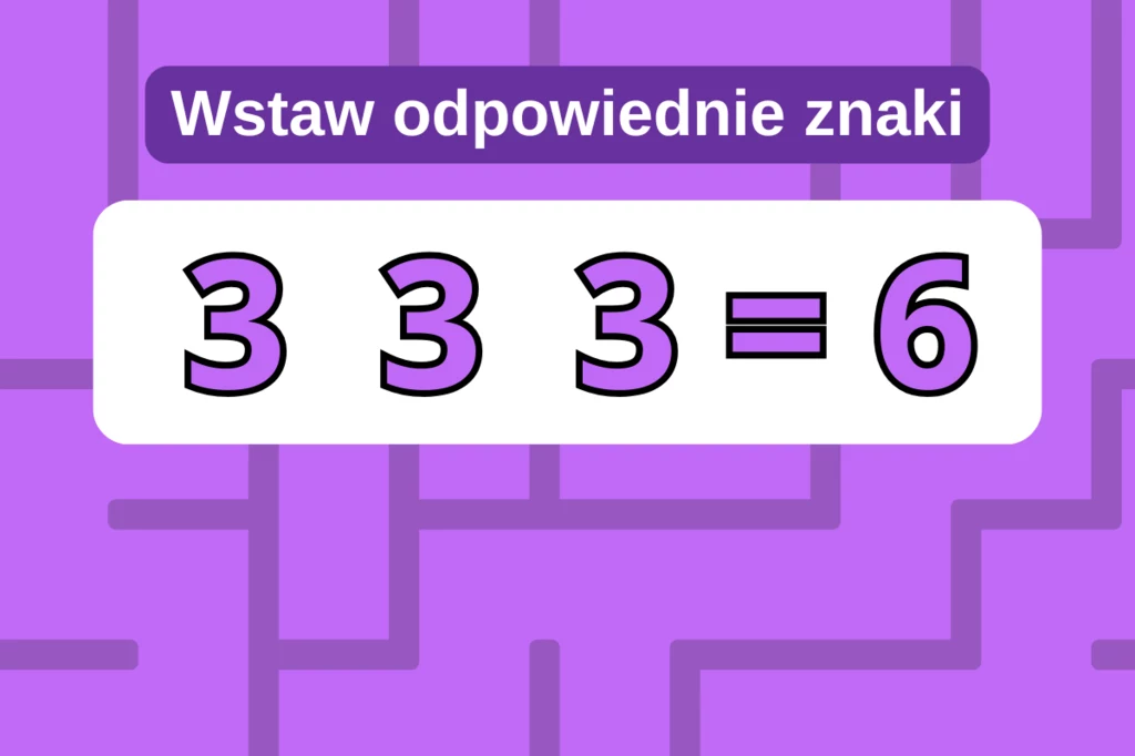 Łamigłówka, która rozbudzi twój mózg na cały dzień