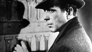 Humphrey Bogart w filmie "Sokół maltański"