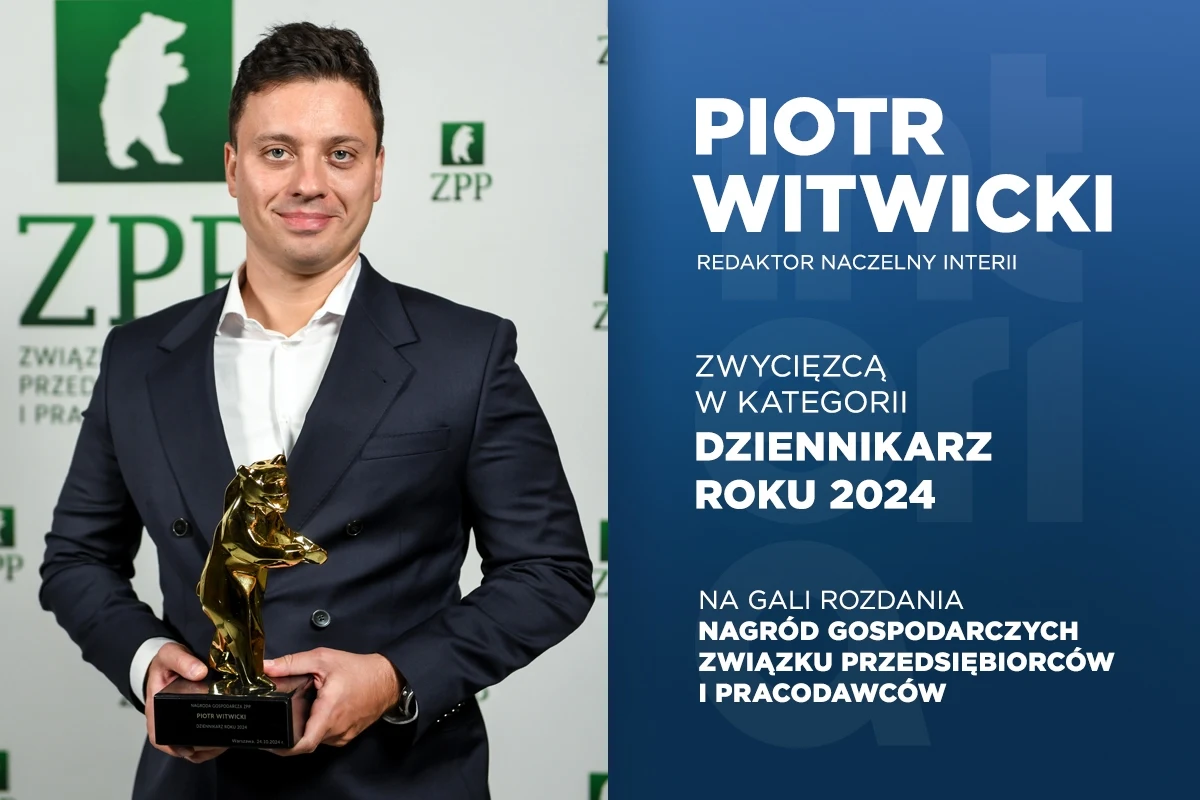 Piotr Witwicki z nagrodą Dziennikarza Roku 2024 Piotr Witwicki z nagrodą Dziennikarza Roku 2024