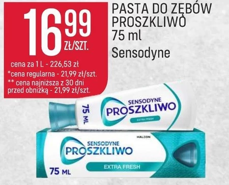 Sensodyne ProSzkliwo Extra Fresh Pasta do zębów z fluorkiem 75 ml
