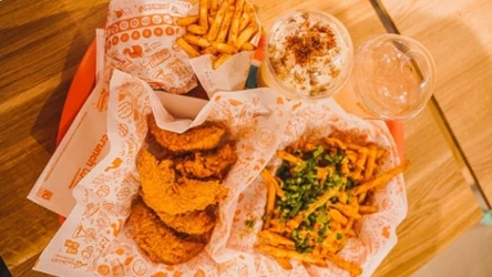 Smaczne jedzenie w Popeyes