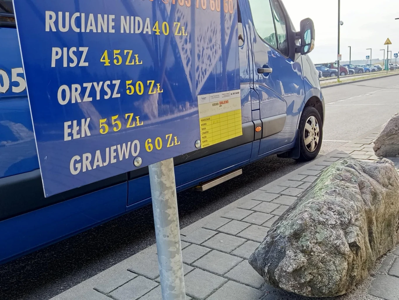 Taki cennik wita wychodzących z lotniska Taki cennik wita wychodzących z lotniska