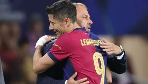 Robert Lewandowski i Hansi Flick