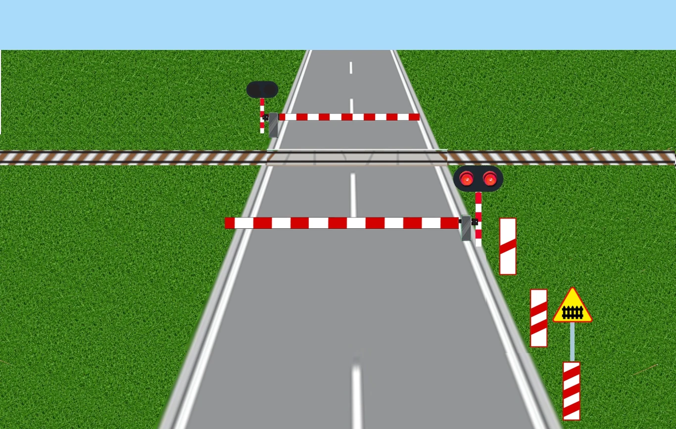 Przejazd kolejowo-drogowy kategorii A Przejazd kolejowo-drogowy kategorii A