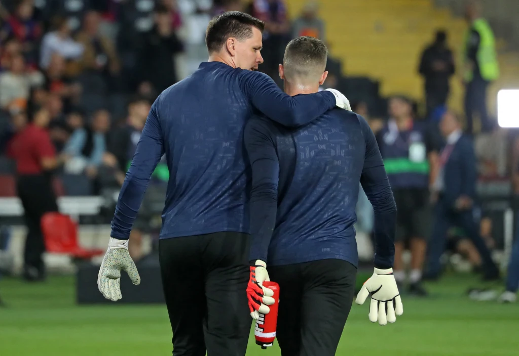 Wojciech Szczęsny i Inaki Pena Wojciech Szczęsny i Inaki Pena