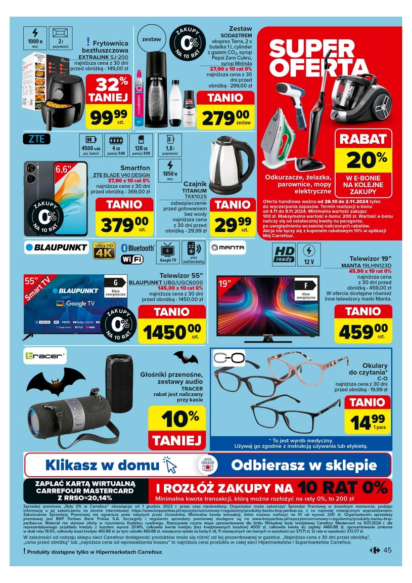 Gazetka: Jesienne rabaty na start - Carrefour - strona 45