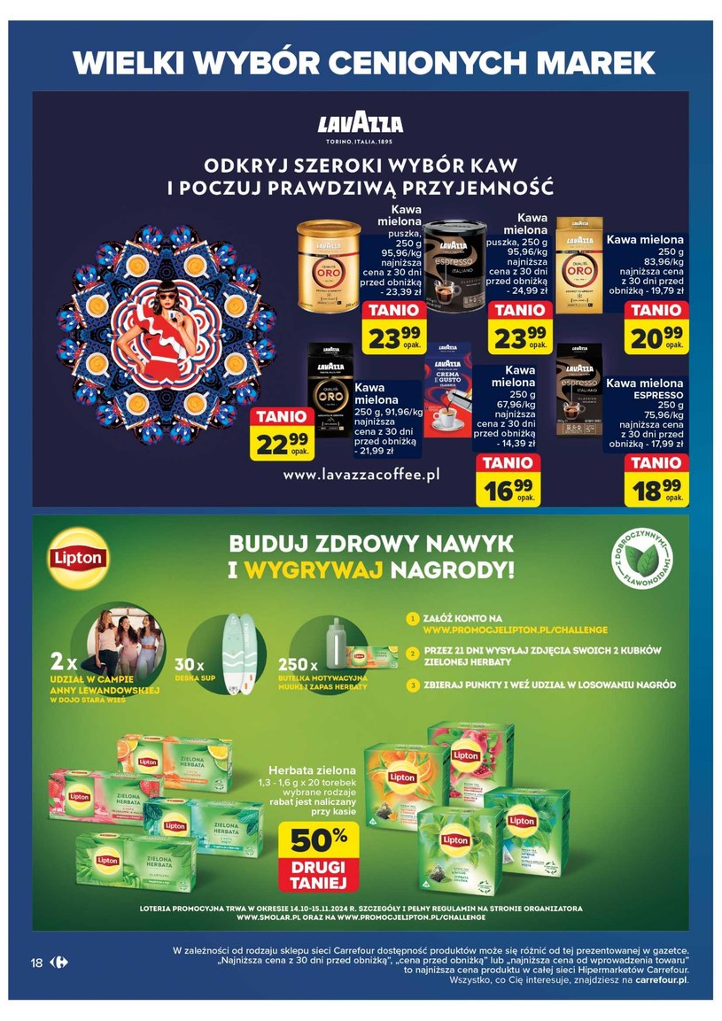 Gazetka: Wielki wybór cenionych marek - Carrefour - strona 18