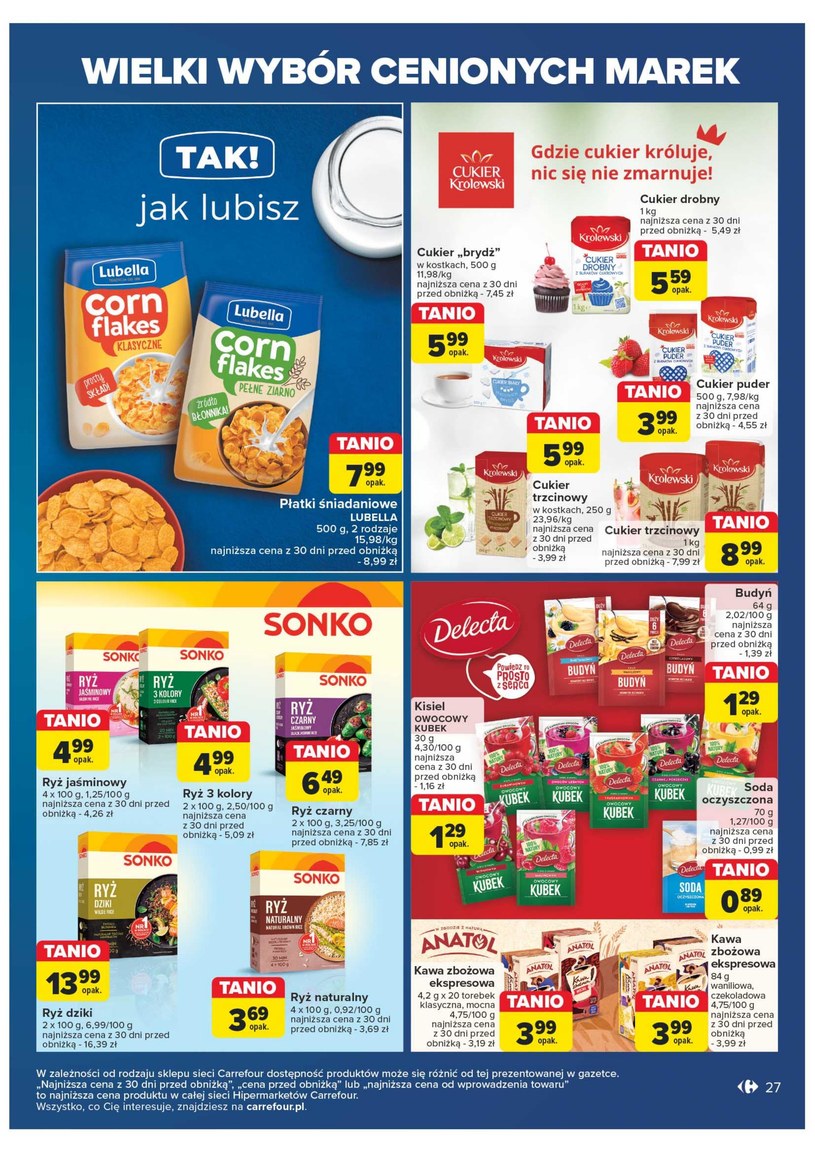 Gazetka: Wielki wybór cenionych marek - Carrefour - strona 27