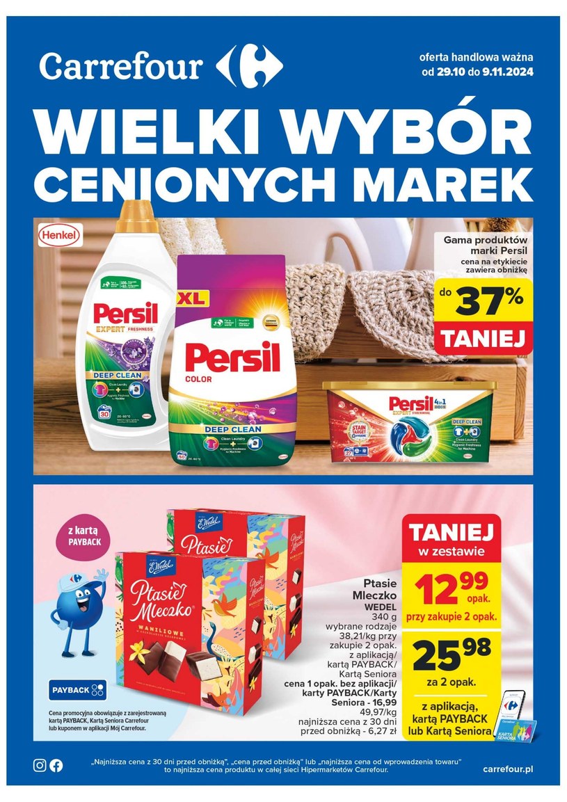 Gazetka: Wielki wybór cenionych marek - Carrefour - strona 1