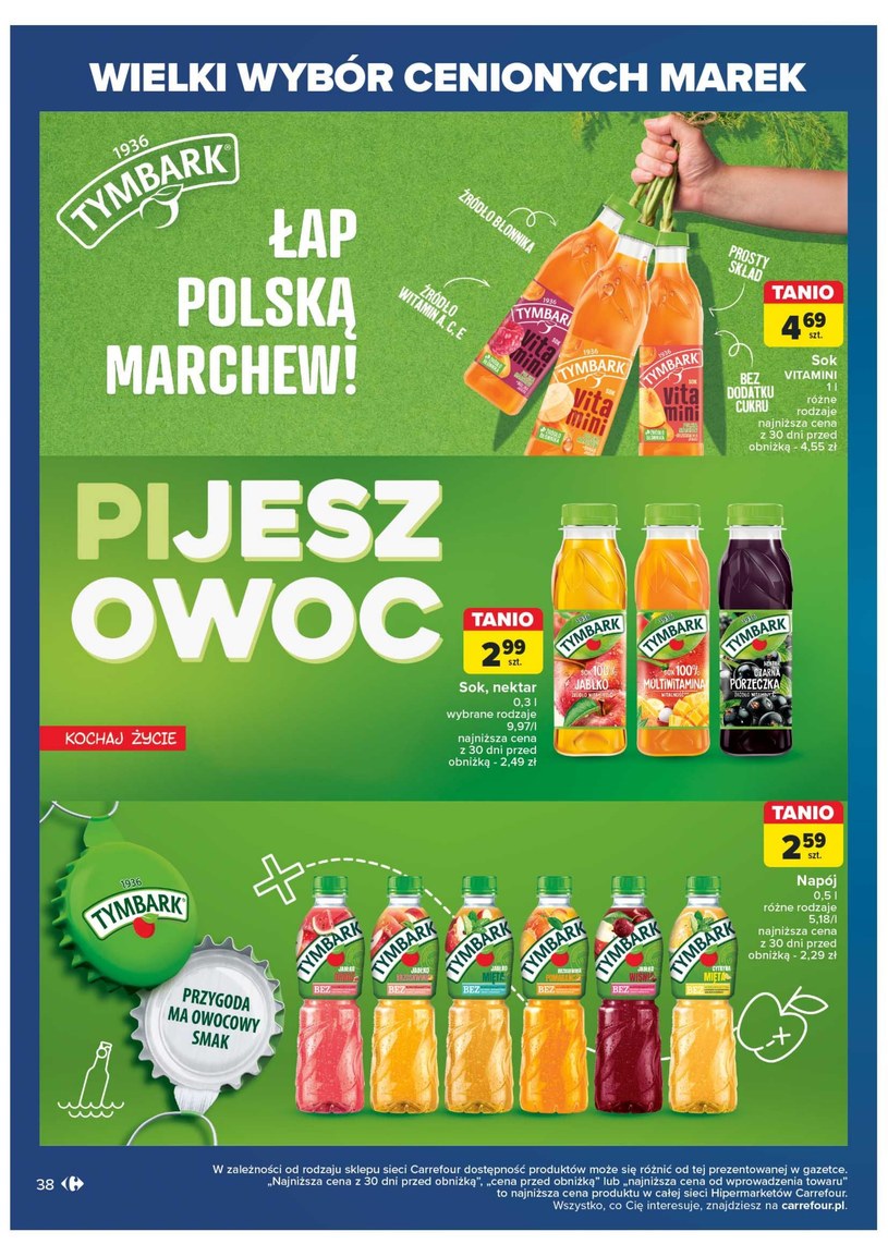 Gazetka: Wielki wybór cenionych marek - Carrefour - strona 38