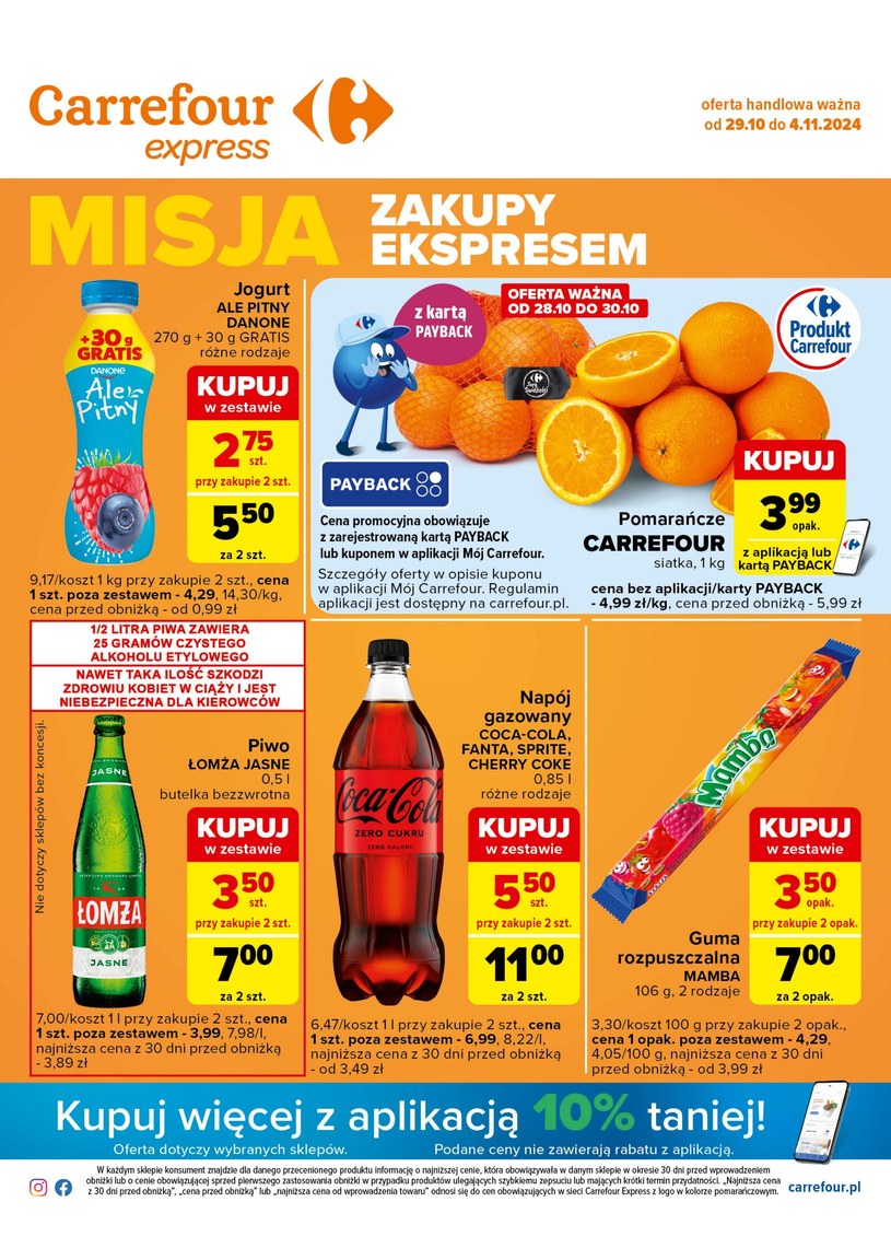 Gazetka: Hity cenowe października - Carrefour Express - strona 1