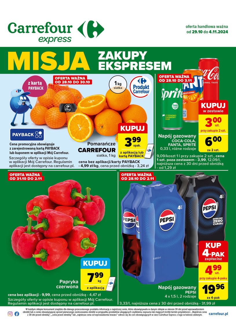 Gazetka: Ekspresowe promocje - Carrefour Express - strona 1