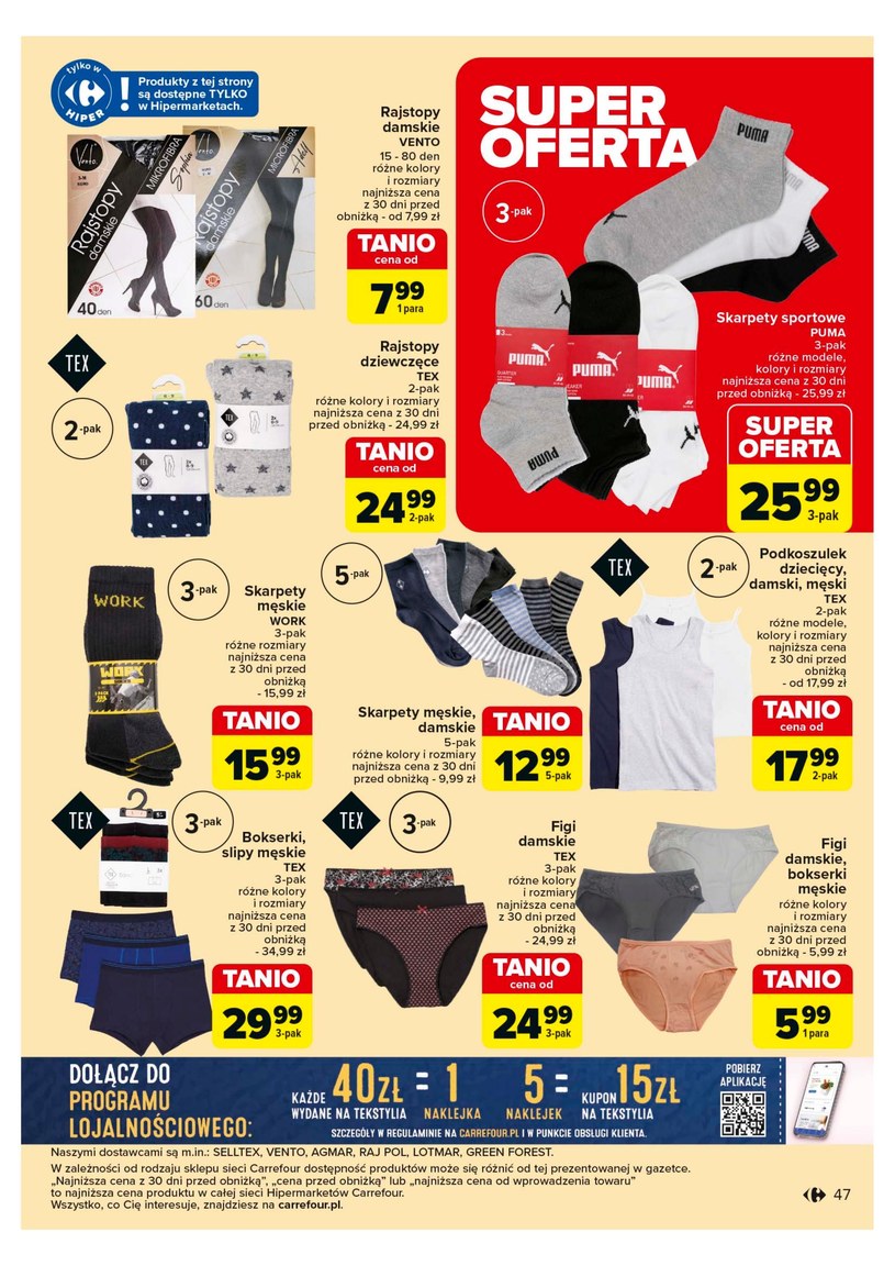 Gazetka: Najlepsze oferty sezonu - Carrefour Market - strona 47