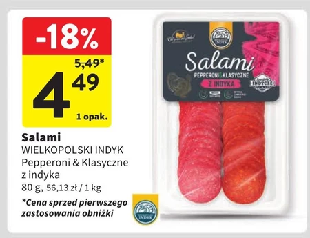 Salami Wielkopolski Indyk