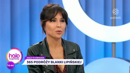 Blanka Lipińska i jej partner w studio “halo tu polsat”. Zdradzili, jak zakończyła się ich wspólna podróż dookoła świata