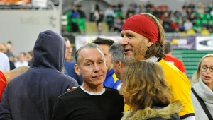 Jacek Gollob wspólnie z Radosławem Majdanem podczas turnieju charytatywnego dla Tomasza Golloba