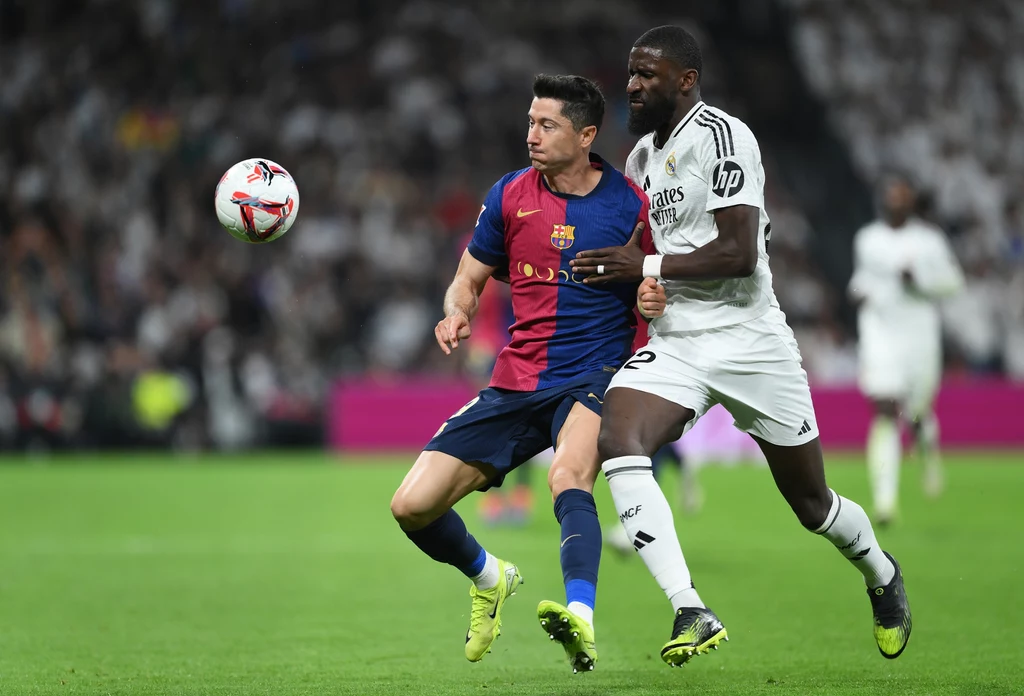 Robert Lewandowski i Antonio Rudiger Robert Lewandowski i Antonio Rudiger
