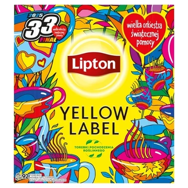 Lipton Yellow Label Herbata czarna 184 g (92 torebki) - 2