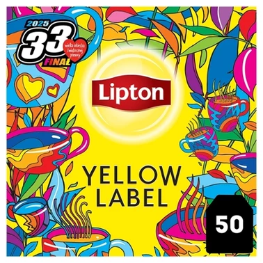 Lipton Yellow Label Herbata czarna 100 g (50 torebek) - 5