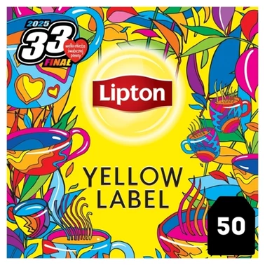 Lipton Yellow Label Herbata czarna 100 g (50 torebek) - 3