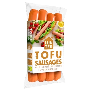 Lunter Parówki delikatne z tofu 200 g - 0