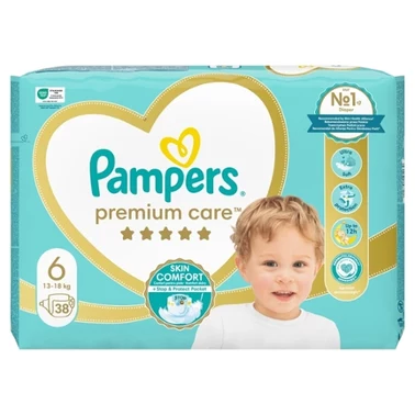 Pampers Premium Care Pieluszki, rozmiar 6, 13+ kg, 38 szt - 0