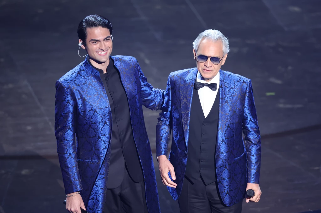 Andrea Bocelli i jego syn Matteo