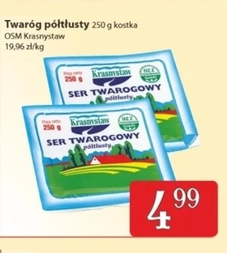 Krasnystaw Ser twarogowy półtłusty