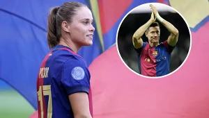 Ewa Pajor i Robert Lewandowski oboje grają w barwach Barcelony