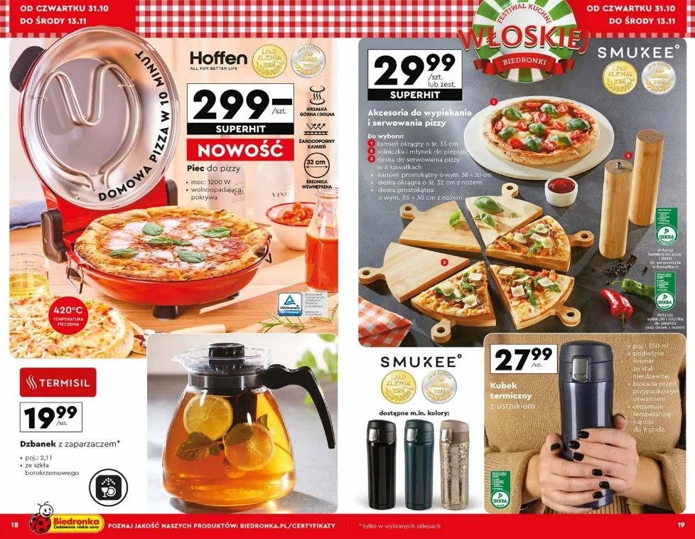 Biedronka oferuje piec do pizzy w niskiej cenie!