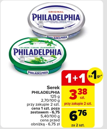 Philadelphia Serek śmietankowy 125 g