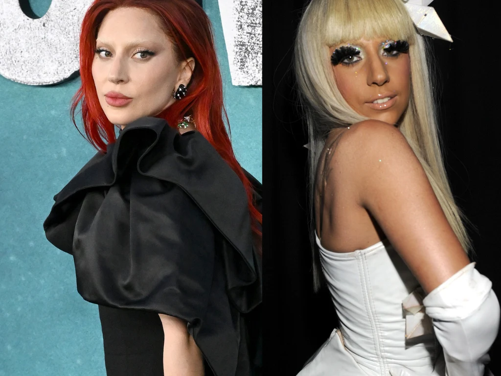 Lady Gaga, obecnie i na początku kariery Lady Gaga, obecnie i na początku kariery