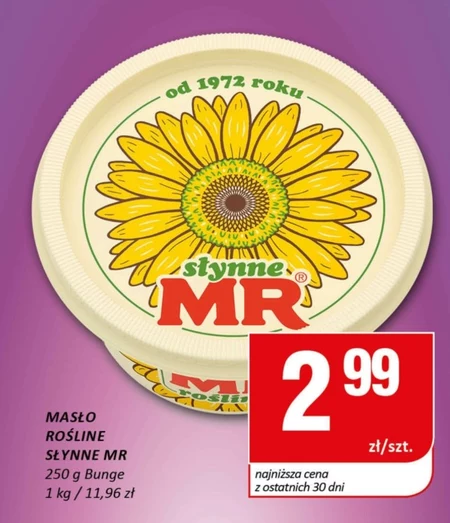 MR Słynne Roślinne Margaryna 250 g