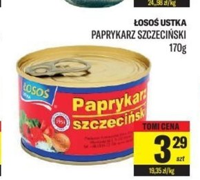 Łosoś Ustka Paprykarz szczeciński 170 g niska cena